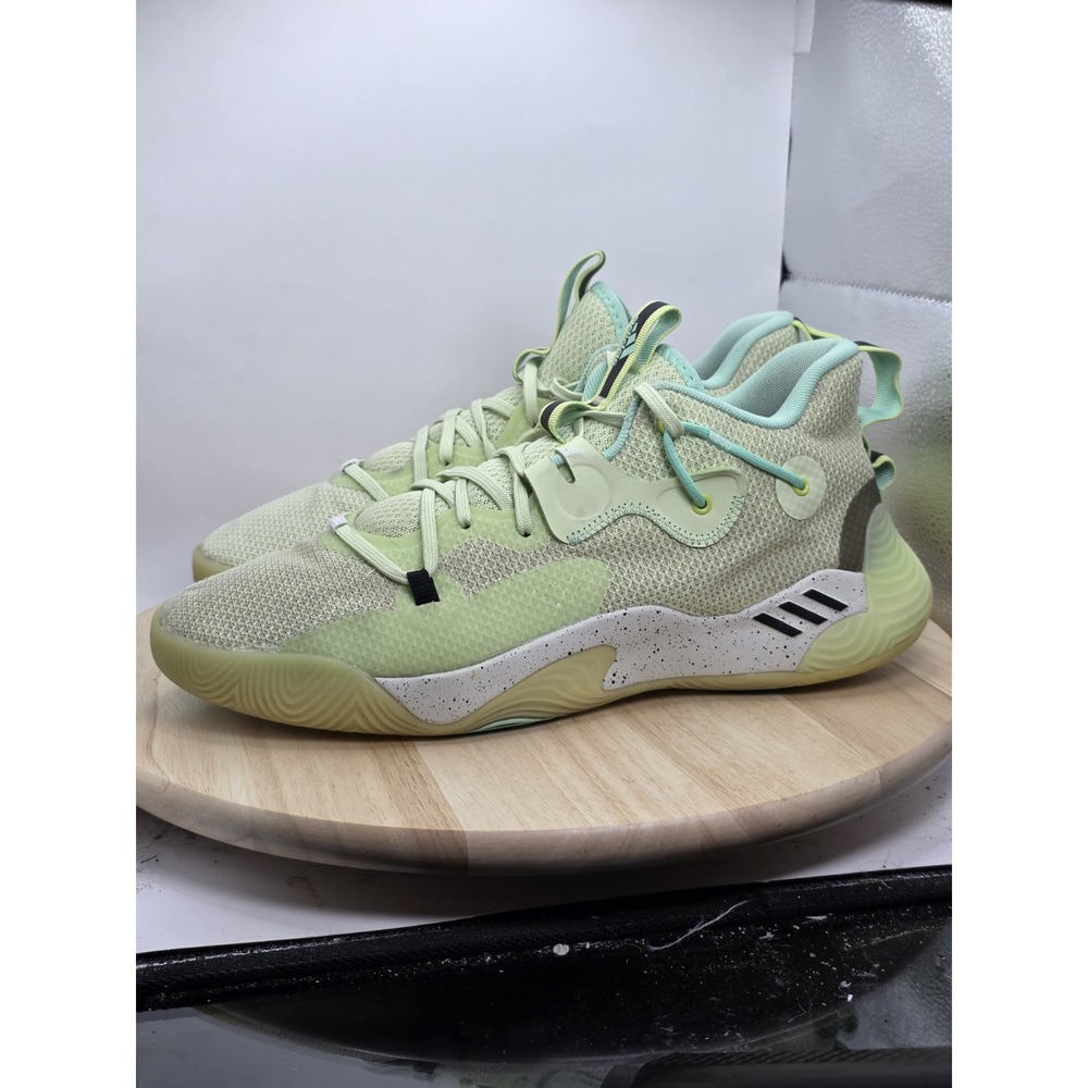 Mens Size 10.5 - Adidas Harden Stepback 3 Athletic Basketball Shoes Green GZ7241